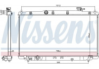 Radiator 606310 Nissens