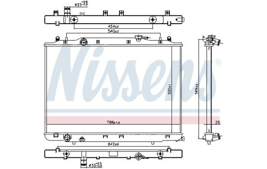 Radiator 606314 Nissens