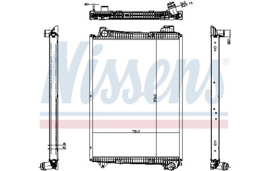 Radiator 606321 Nissens, Image 5
