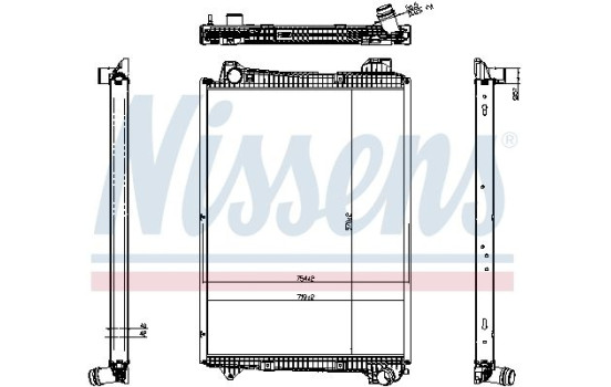 Radiator 606321 Nissens