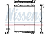 Radiator 606323 Nissens