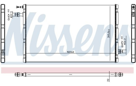 Radiator 606327 Nissens