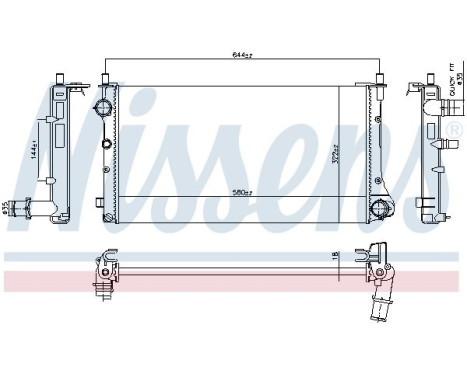 Radiator 606345 Nissens
