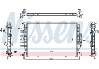 Radiator 606387 Nissens
