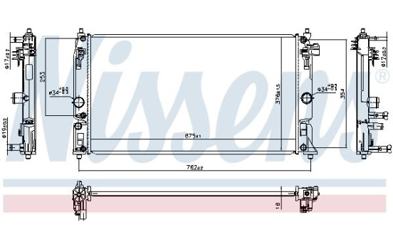 Radiator 606394 Nissens