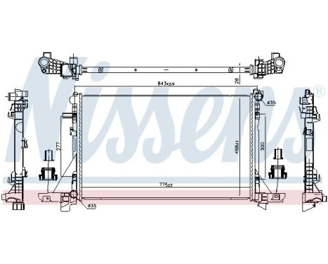 Radiator 606411 Nissens