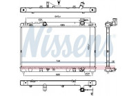 Radiator 606767 Nissens