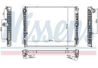 Radiator 606783 Nissens