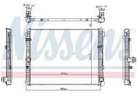 Radiator 606785 Nissens