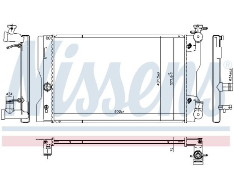 Radiator 606788 Nissens