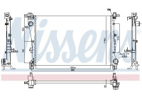 Radiator 606810 Nissens