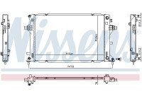 Radiator 606811 Nissens