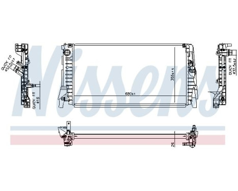 Radiator 606812 Nissens