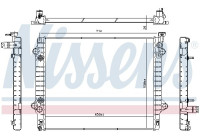 Radiator 606832 Nissens