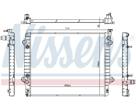 Radiator 606832 Nissens