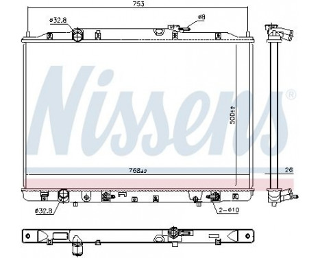 Radiator 606853 Nissens, Image 6