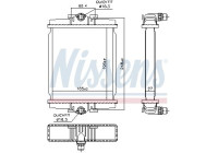Radiator 606863 Nissens