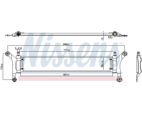 Radiator 606955 Nissens, Image 5