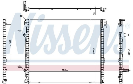 Radiator 606979 Nissens