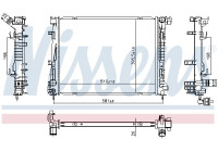 Radiator 607118 Nissens