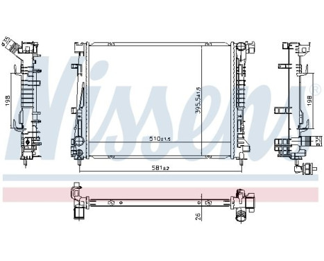 Radiator 607118 Nissens
