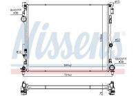 Radiator 607124 Nissens
