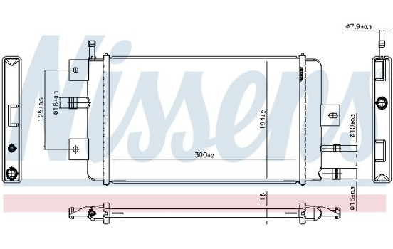 Radiator 607222 Nissens