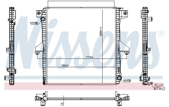 Radiator 607371 Nissens, Image 6