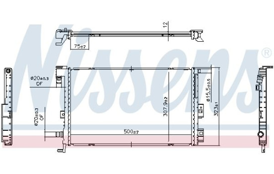 Radiator 607386 Nissens, Image 5