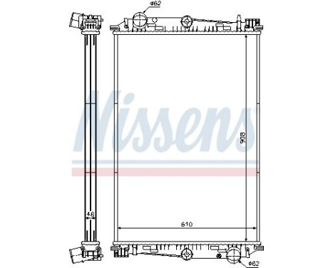 Radiator 614270 Nissens
