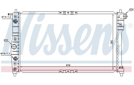 Radiator 616671 Nissens, Image 5
