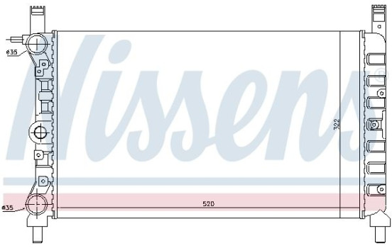 Radiator 61931 Nissens, Image 5