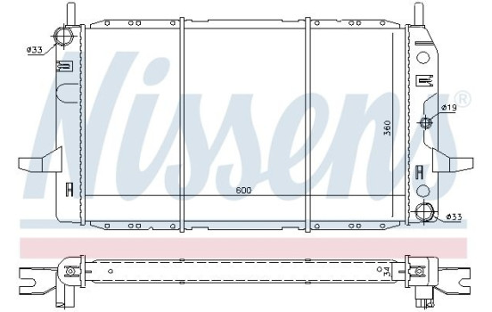 Radiator 62224 Nissens, Image 5