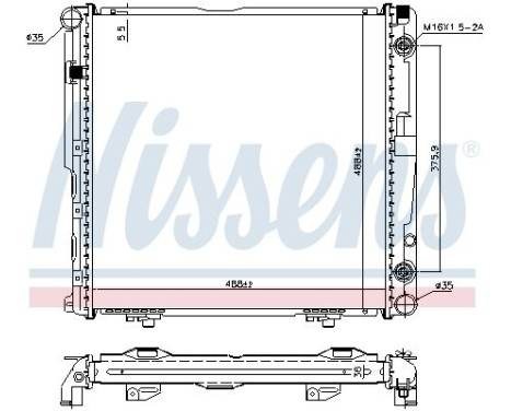 Radiator 62751A Nissens