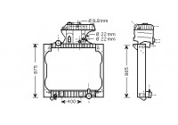 RADIATOR 64002015 International Radiators