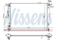 Radiator 666208 Nissens