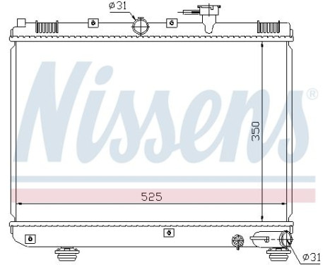 Radiator 66624 Nissens, Image 6