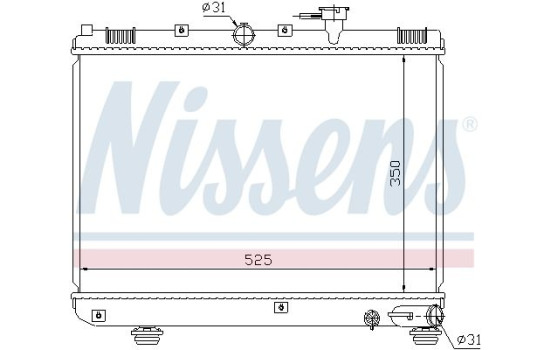 Radiator 66624 Nissens, Image 6