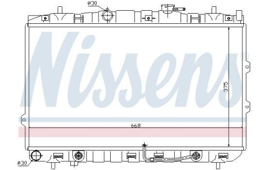 Radiator 66649 Nissens, Image 6