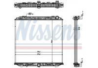Radiator 671750 Nissens