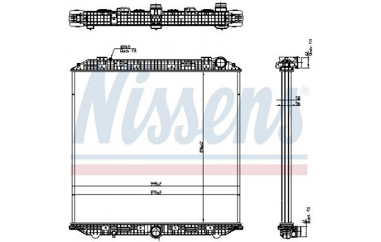 Radiator 671750 Nissens
