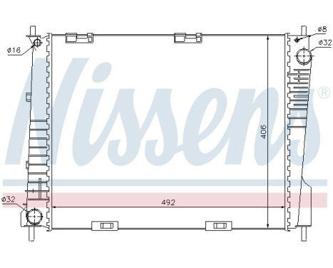 Radiator 67283 Nissens, Image 5