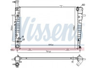 Radiator 675015 Nissens