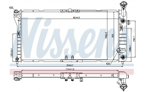 Radiator 69220 Nissens