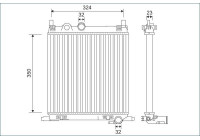 Radiator 701128 Valeo
