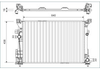 Radiator 701133 Valeo