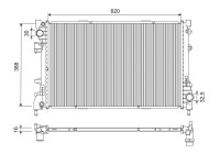 Radiator 701325 Valeo