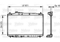 Radiator 735243 Valeo