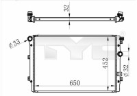 Radiator 737-0077-R TYC