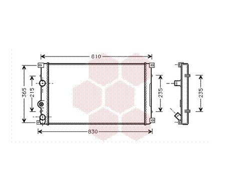 RADIATOR ARD 43002276X Van Wezel